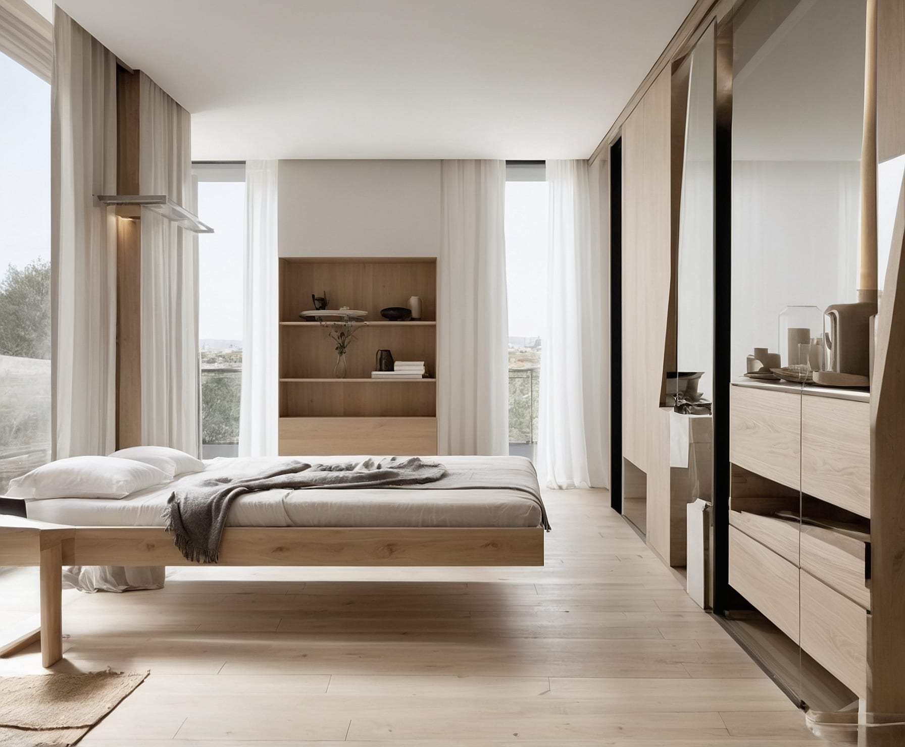 Reforma integral madera y aluminio moderna